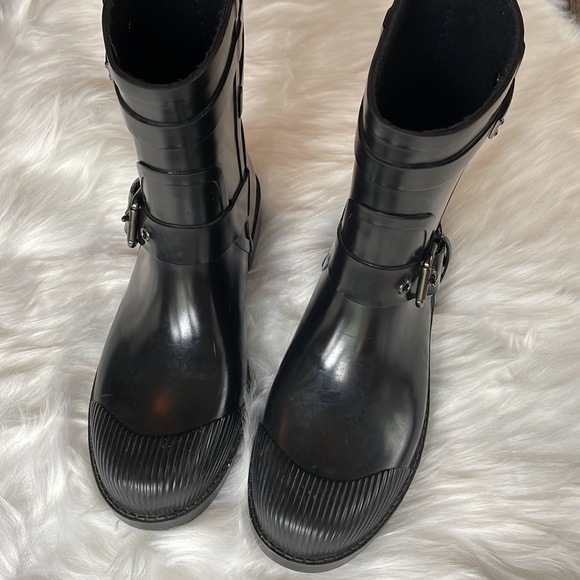COACH Lester rain bootie EUC Size 6 - Picture 9 of 16